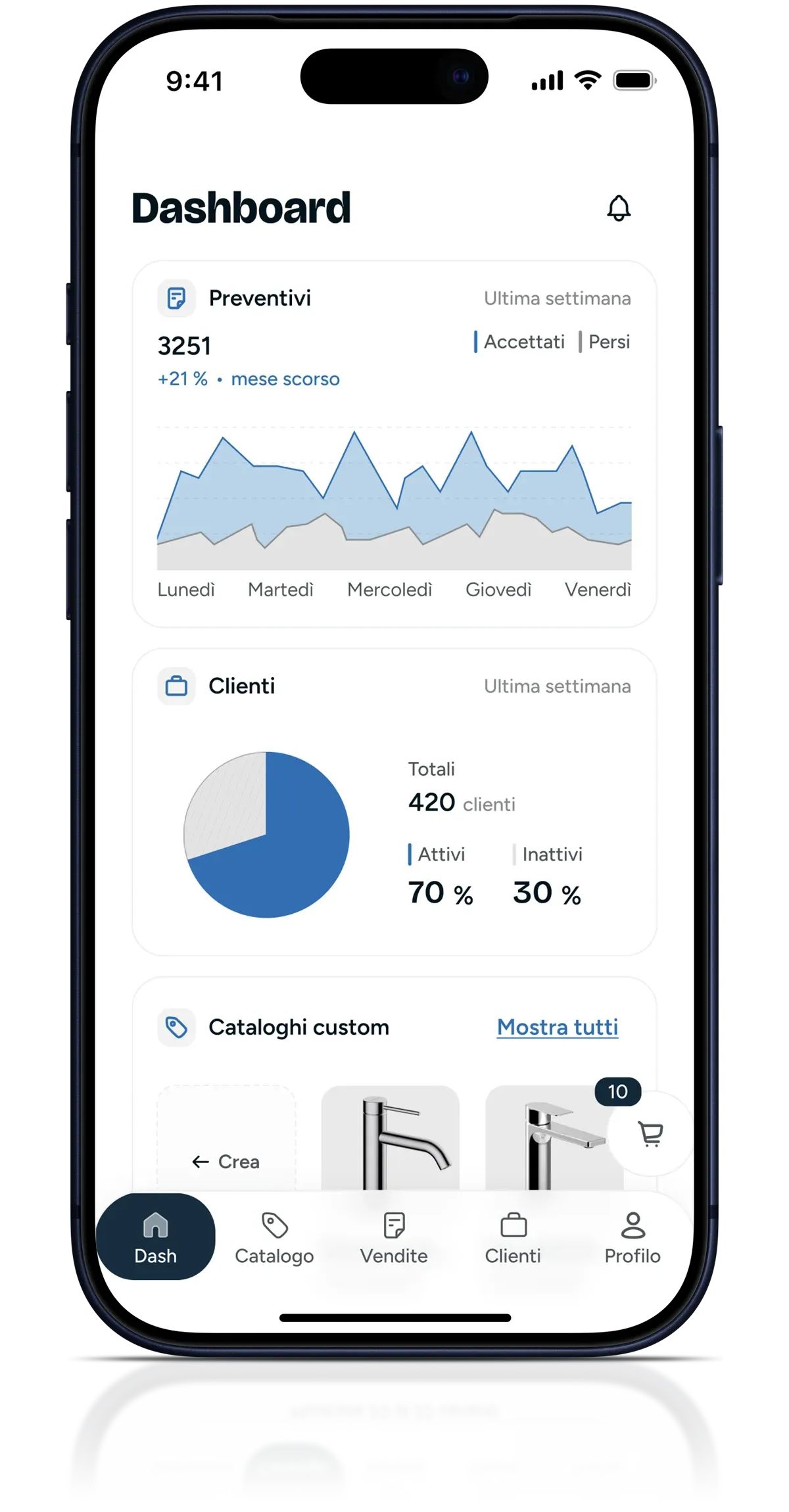Catalogo b-ord su iPhone